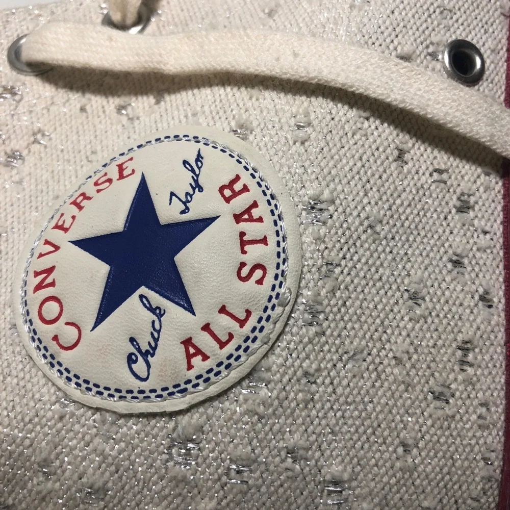 Converse Chuck Taylor All Star Lux Hidden Heel Wedge Twill Knit Canvas Womens 9 - Picture 12 of 12